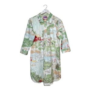 Vintage Just Jammies Pajamas Nightgown Horse Hiking Camping Rafting Fishing